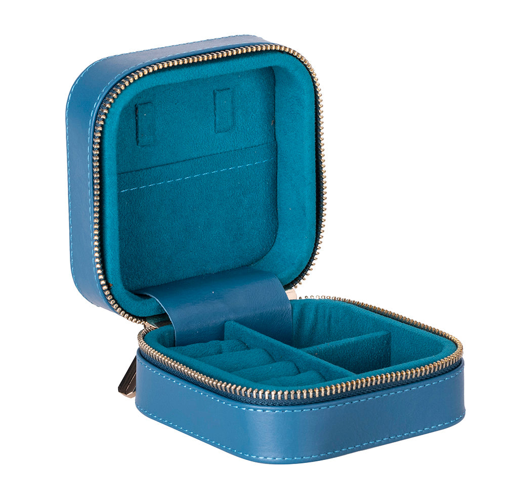 Arden Genuine Leather Jewelry Box – Handcrafted Storage with Velvet Interior